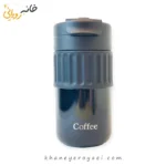 تصویر رنگ مشکی تراول ماگ طرح کافی جدید COFFEE