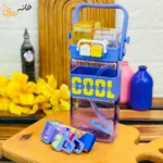 عکسی دیگر از  قمقمه فانتزی دو طرفه طرح COOL آبی روشن