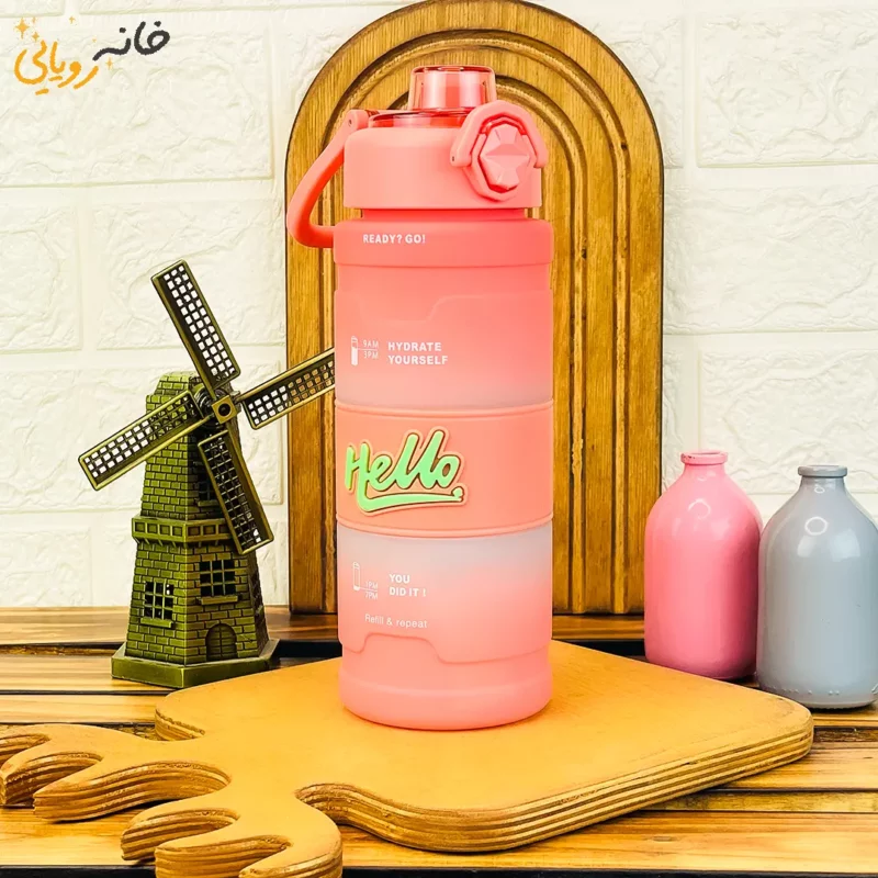 قمقمه ورزشی سیلیکونی 800ml دارای بند